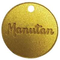 Manutan Expert Manutan Expert Manutan sárgaréz zseton, átmérője 30 mm, számozott 001 - 100