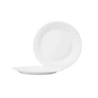 No brand No brand Fehér papír tányérok, átmérő 23 cm