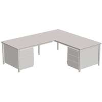 No brand No brand Combi-Classic íróasztal két tárolóval, baloldali kivitel