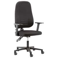Linea Fabbrica Linea Fabbrica Strike irodai szék karfával, fekete