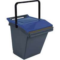 Vepabins Vepabins Easytech hulladékelválasztó tartály, 40 l, kék/fekete