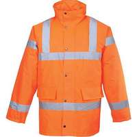 Portwest Portwest Hi-Vis Traffic kabát, narancssárga, méret: M