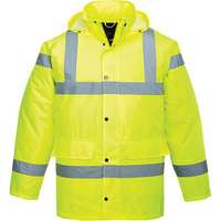 Portwest Portwest Hi-Vis Traffic kabát, sárga, méret: M