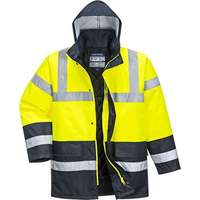 Portwest Portwest Hi-Vis Contrast Traffic kabát, sárga, méret: M