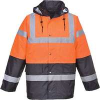 Portwest Portwest Hi-Vis Kéttónusú Traffic kabát, narancssárga, méret: M