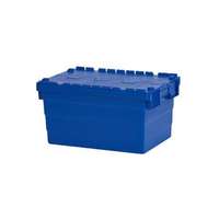 Manutan Manutan Expert Műanyag szállítórekesz ALC fedéllel, kék, 60 l