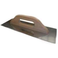 Manutan Manutan Expert Rozsdamentes acél glettvas fa nyéllel, 360 x 130 mm, sima