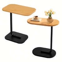 Malatec Modern C alakú dohányzóasztal a nappaliba 40 cm x 30 cm x 60 cm