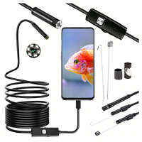 Malatec Endoszkóp ellenőrző kamera, rugalmas LED USB 2m 5.5mm vízálló