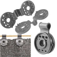 Malatec 20db - Rögzítő klipsz szőtt árnyékoló hálóhoz, 20 db/csomag, szürke