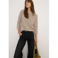 Cecil Cecil Női Felső Hosszú Ujjú, Csíkos Mintázat, Beige és Barna 324053-26983