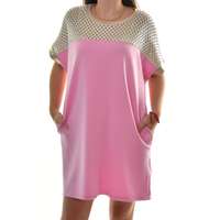 MB Collection MB Collection női ruha/overál - Laza, bő fazonú, oldalt zsebes, elején csipke betéttel, puha kényelmes anyagból M25-1-20250403-5/T011