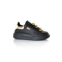Miana Miana női utcai cipő DALMA m21-2DALMA-A2008/BLACK-GOLD-077/fekete