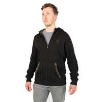 Fox Fox LW Black / Camo Print Zip Hoody - XL