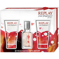 Replay Replay your fragrance! for Her, Edt 20ml + 50ml Tusfürdő + 50ml Test Tej