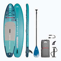 Beast (Aqua Splash) - Prémium All-around iSUP, 3.2m/15cm, karbon/üvegszálas hybrid PASTEL evezővel és spirális biztonsági bokapánttal