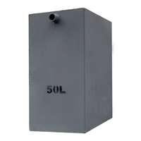 Egyéb 50 literes acél nyitott tágulási tartály