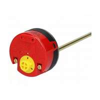 Egyéb Bojler alkatrész, hőfokszabályozó + hőkorlátozó, kerek, Olasz, piros, utángyártott