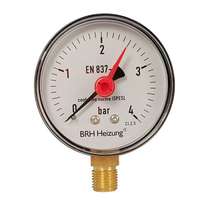 Egyéb Alsó csatlakozású nyomásmérő D63mm, 1/4", 0-4bar