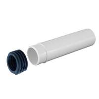 Styron Styron WC öblítő bekötő cső egyenes DN45mm, L=180mm, gumi szimeringgel