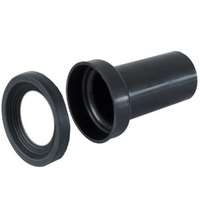 Styron Styron WC bekötő cső egyenes DN90mm, L=205mm, gumi szimeringgel