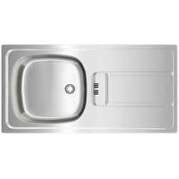 Teka Teka Gravity 45 E-XP 1B 1D (1 medence, 1 csepptálca) 860*435mm beépíthető mosogató, szifonnal