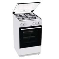 Mora Mora gáztűzhely, P 2241AW, 4 égős, fehér színben