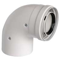 Ariston Ariston 90°-os könyökidom kondenzációs kazánokhoz, 60/100mm, könyök, PPS/ALU, (3318075)