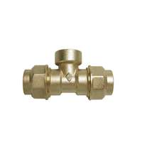 Bugatti 20-1/2” KPE réz belsőmenetes T-idom