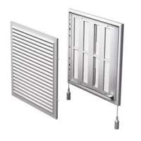 Vents Vents MV 250R 250X250 Műanyag szellőzőrács, szabályozható zsaluval