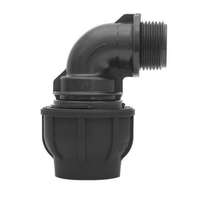 Gebo Geboplast PWA 5/4˝x40mm KPE 90°-os külsőmenetes könyök