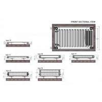 Termo Teknik TermoTeknik STAR 11-EK(C) 600 * 1800 acéllemez lapradiátor