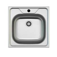 Mofém Mofém EVO2 1B 435x435mm (1 medence) beépíthető mosogató szifoncsomaggal