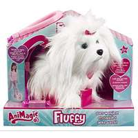 Animagic Animagic Fluffy a sétáló szőrgombóc kutyus - 22 cm