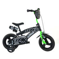  12-es kerékpár - BMX - fekete/zöld