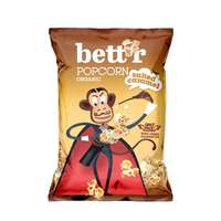 Bettr Organic Bett&#039;r Bio, vegán, gluténmentes sós karamellás pattogatott kukorica 60 g