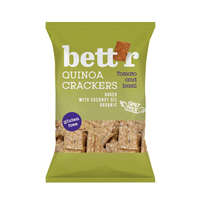 Bettr Organic Bett&#039;r Bio, vegán, gluténmentes quinoa kréker paradicsomos-bazsalikomos 100 g