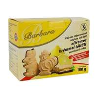 Barbara Barbara gluténmentes citromos krémmel töltött vaníliás keksz 150 g