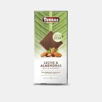 Torras Torras Stevia Mandulás tejcsokoládé hozzáadott cukor nélkül 125 g