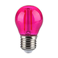 V-TAC V-TAC dekor filament 2W E27 G45 LED izzó, rózsaszín - 217410