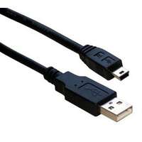  A USB - B mini USB kábel 1m