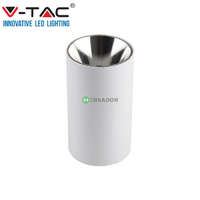 V-TAC V-TAC felületre szerelhető fehér/króm mennyezeti spotlámpa - henger - 8590