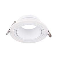 V-TAC V-TAC beépíthető GU10 LED spot lámpa keret, fehér fix lámpatest - 10296