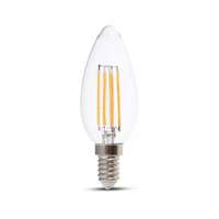 V-TAC V-TAC E14 Filament 6W LED izzó, 130Lm/W - Természetes fehér - 2849