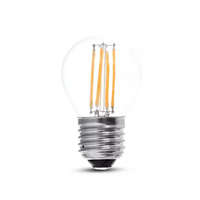 V-TAC V-TAC G45 filament LED lámpa izzó 4W, E27, meleg fehér - 214306