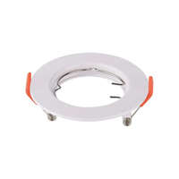 V-TAC V-TAC beépíthető GU10 LED spot műanyag lámpa keret, fehér/fix kerek lámpatest, 2 db/doboz - 6640