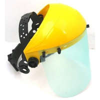 Muta látómező,arcvédő homlokpánttal, plexi