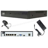 POE NVR rögzítő IP kamerákhoz, 10 csatorna 4K 8MP, 4 POE csatorna PNI House IP710J