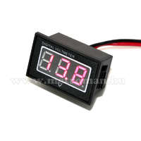 Digitális feszültségmérő, vízálló, 3-30 Volt DC, Mlogic DC277R