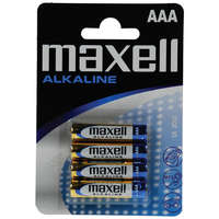 MAXELL alkáli, AAA mini ceruza elem, 1,5 V-os LR03-4